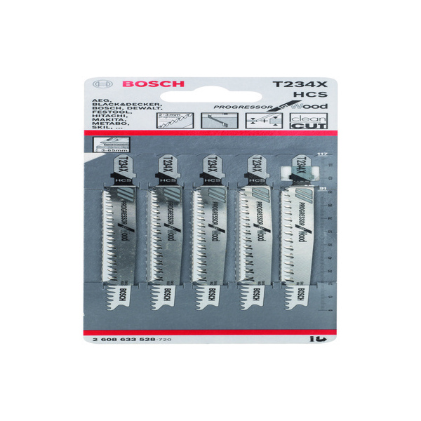 Bosch Pk/5 T234X Jigsaw Blade 2608 633 528 T