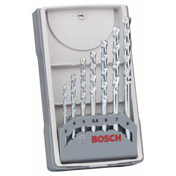 Bosch Stone Drill Bit Set (Impact) X-Pro 7pcs