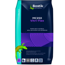 Bostik Vitri MC250 Flexible Rapid Set Tile Adhesive Grey 20kg