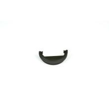 BRETT CAST IRON STYLE BR047CI ROUNDSTYLE EXTERNAL STOPEND 112mm BLACK