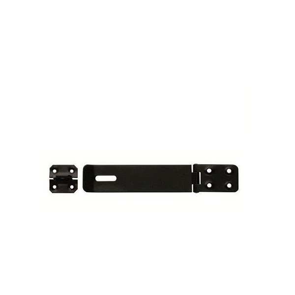 Safety Hasp and Staple 114mm Black