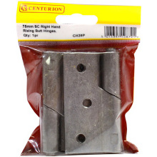 CENTURION CH39P SELF COLOUR 75mm RIGHT HAND STEEL RISING BUTT HINGES