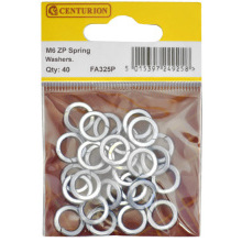 CENTURION FA325P PACK OF 40 SPRING WASHERS M6 ZINC PLATED