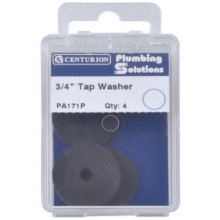 CENTURION PA171P PACK OF 4 TAP WASHERS 3/4" BLACK