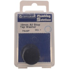 CENTURION PA49P ALL STOP TAP WASHER 3/4" 19mm BLACK