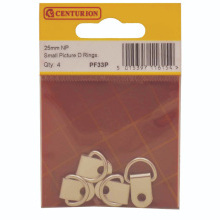 CENTURION PF33P NICKEL PLATED 25mm D RINGS PACK