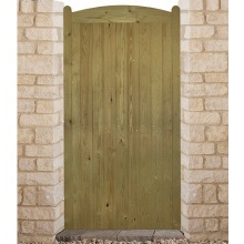 CHARLTON WELS1.8X.9 WELLOW TALL TREATED FLB GATE ARCHED TOP 900 x 1800mm GREEN