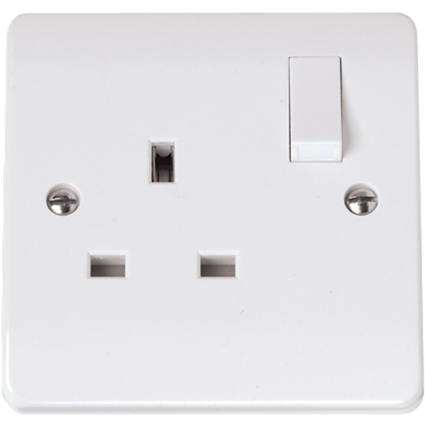 Click CMA035 13A 1 Gang DP Switched Socket Outlet