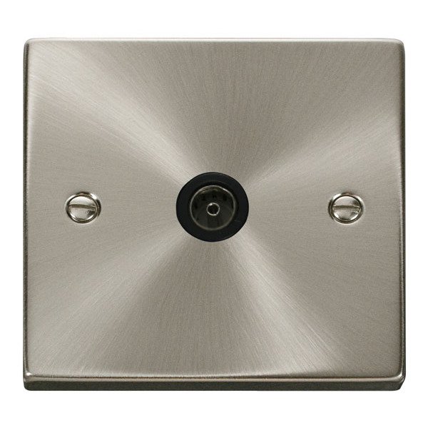 Click VPSC065BK Single Coaxial Socket Outlet