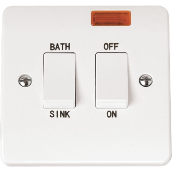 Click CMA024 20A DP Sink Bath Switch With Neon