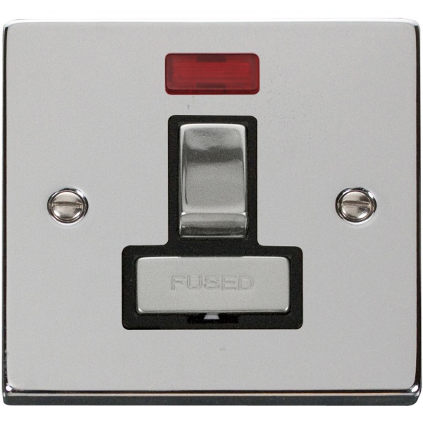 Click VPCH752BK 13A Fused ‘Ingot’ Switched Connection Unit With Neon