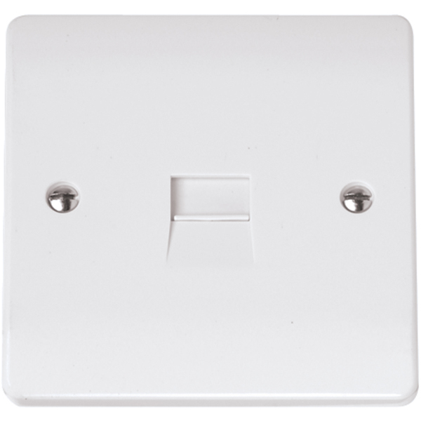 Click CMA124 Single Telephone Outlet - Secondary