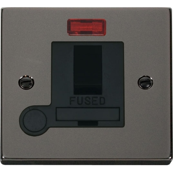 Click VPBN052BK 13A Fused Switched Connection Unit With Flex Outlet & Neon