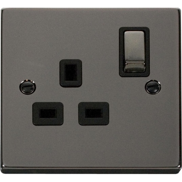 Click VPBN535BK 1 Gang 13A DP ‘Ingot’ Switched Socket Outlet