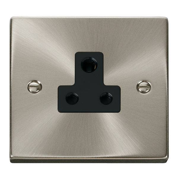Click VPSC038BK 5A Round Pin Socket Outlet