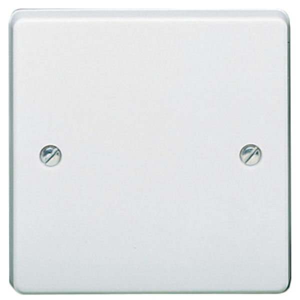 Crabtree 1Gang Blank Plate Flush Moulded 4001