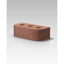 CRADLEY BN2.2 SMOOTH RED DOUBLE BULLNOSE 65mm SPECIAL SHAPED BRICK
