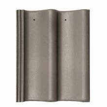 CREST DOUBLE PANTILE ROOF TILE SMOOTH ANTHRACITE GREY NK-3020.33