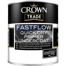 Crown Trade Fastflow Quick Dry Undercoat 1L White 5090814