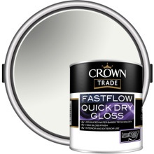 Crown Trade Fastflow Quick Dry Gloss 1L White 5090802