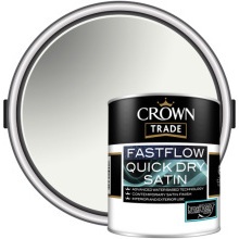 Crown Trade Fastflow Quick Dry Satin 1L White 5091985