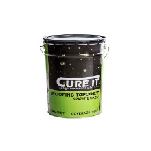 CURE-IT ROOFING TOPCOAT 20kg GRAPHITE GREY TOPCUREITGRAPHITE20