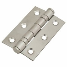DALE DP005432 PACK OF 3 DOUBLE STEEL WASHERED HINGES 100mm POLISHED CHROME