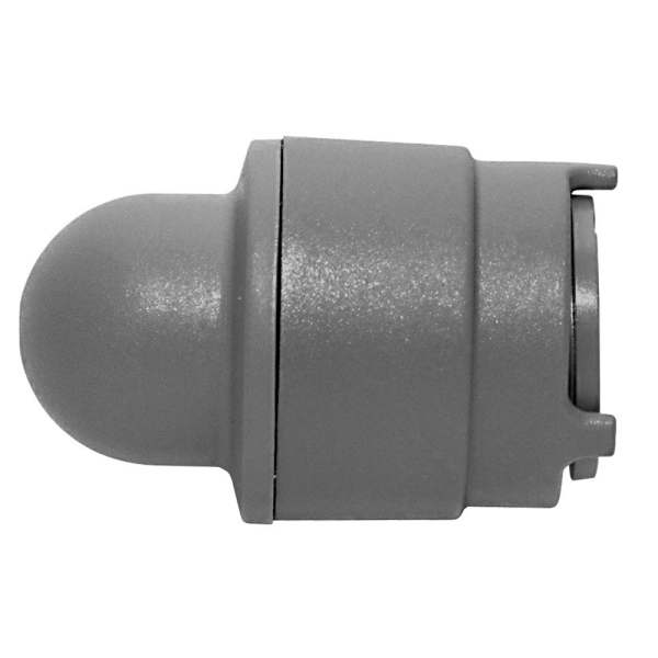 Polyplumb Demountable Socket Blank End Grey 15mm