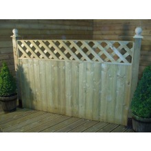 Denbigh Timber Elite Oak Precedent Fence Panel X 4 Pr/Oak4
