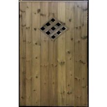 Denbigh Timber Framed Ledged & Braced Garden Door With Diamond Infill 6 X 3 Door6Infill