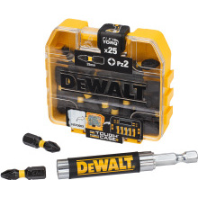 DEWALT DT70621T-QZ TIC-TAC BOX WITH 25 x PZ2 BITS &amp; HOLDER