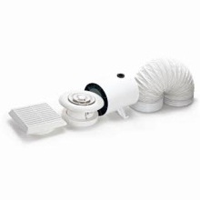 DOMUS AXIAL SHOWER FAN KIT WITH TIMER 100mm DVF802ET