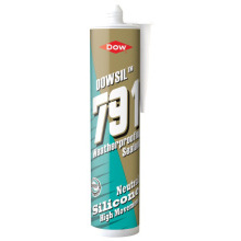 DOW 791 WEATHER PROOFING SILICONE SEALANT 310ml GREY 4024909