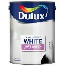 DULUX SOFT SHEEN EMULSION BRILLIANT WHITE 5l 5092375