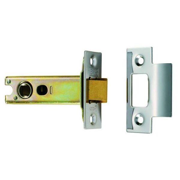 Easi-T Heavy Sprung Tubular Latch Satin Stainless Steel 76mm