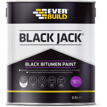 EVERBUILD BLACK JACK BITUMEN PAINT 2.5l BLACK 90102