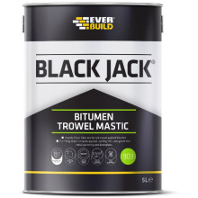 EVERBUILD BLACK JACK BITUMEN TROWEL MASTIC 5l 5l 90305