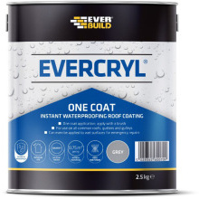 EVERBUILD EVERCRYL ONE COAT INSTANT WATERPROOFER 2.5kg GREY EVCGY02