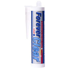 EVERBUILD FOREVER CLEAR SILICONE SEALANT 295ml FOREVERCLEAR