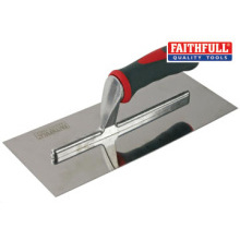 FAITHFULL FAISGTP11SS SOFT GRIP PLASTERS TROWEL 4.3/4 x 11" STAINLESS STEEL