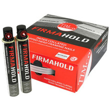 FIRMAHOLD 3.1 x 90mm BRIGHT SMOOTH 2200 COLLATED NAILS & GAS CBRT90G
