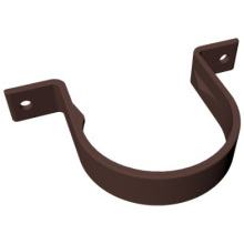 FREEFLOW ROUND PIPE CLIP (FLUSH) LEATHER BROWN FRR536LB