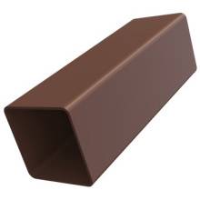 FREEFLOW SQUARE PIPE 4m LEATHER BROWN FSP400LB