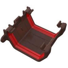 FREEFLOW SQUARE UNION BRACKET LEATHER BROWN FRS602LB