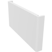 FREEFOAM FMS410 410mm DOUBLE ENDED MAGNUM SQUARE COVER FASCIA 18mm WHITE 5m