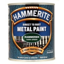 Hammerite 2.5L Hammered Finish Direct To Rust Dark Green