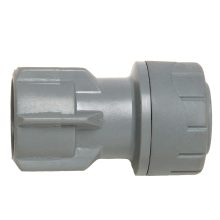 Hand Tighten Tap Connector Grey 15mm
