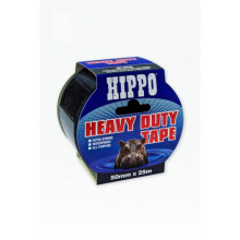 HIPPO HEAVY DUTY TAPE 50mm x 25m BLACK H18004