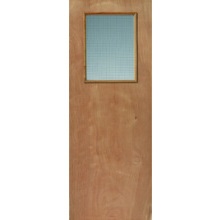 Jbk Internal Plywood Fd30 Door With Glazed Aperture 2`6 X 6`6 Kigog26