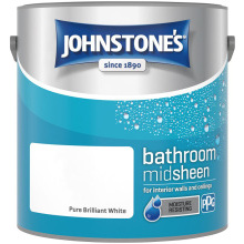 JOHNSTONES NO ORDINARY PAINT BATHROOM BRILLIANT WHITE 2.5l 389464